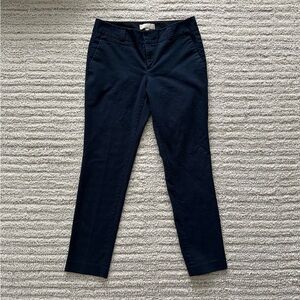 Banana Republic Martin Fit Ankle Pants, Sz 6P, Navy